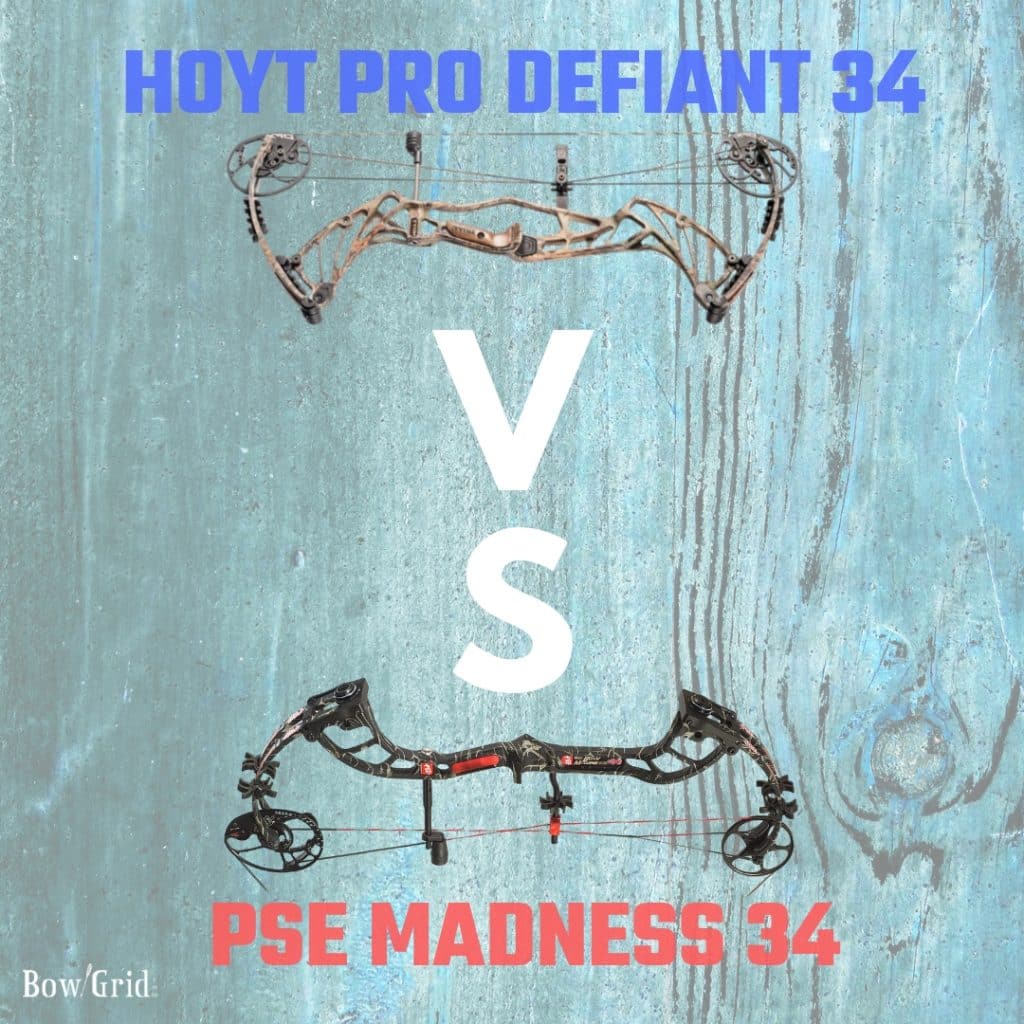 Hoyt Pro Defiant 34 VS PSE Madness 34