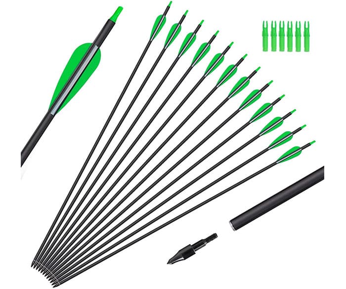 GPP Archery Carbon 30-Inch Targeting Hunting Arrows