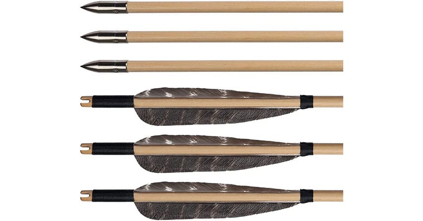 Huntingdoor Traditional Wooden Arrows